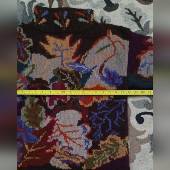 80s Sweater Wool Thick Knit Fall Winter Vintage Ski Jumper Hong Kong XL Pullover - Picture 4 of 12